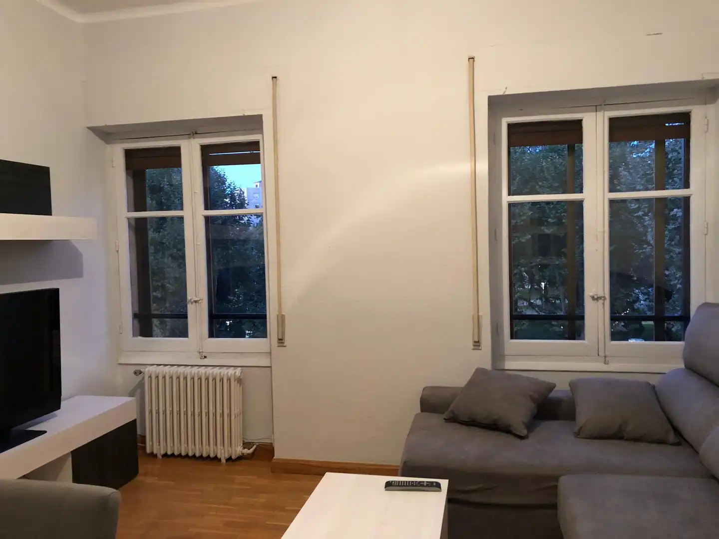Living room of Flat for rent in Salamanca  with Heating, Parquet flooring and Furnished