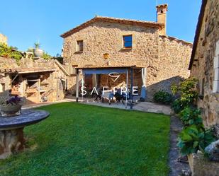 Garden of Country house for sale in Sant Martí de Llémena  with Air Conditioner, Heating and Private garden