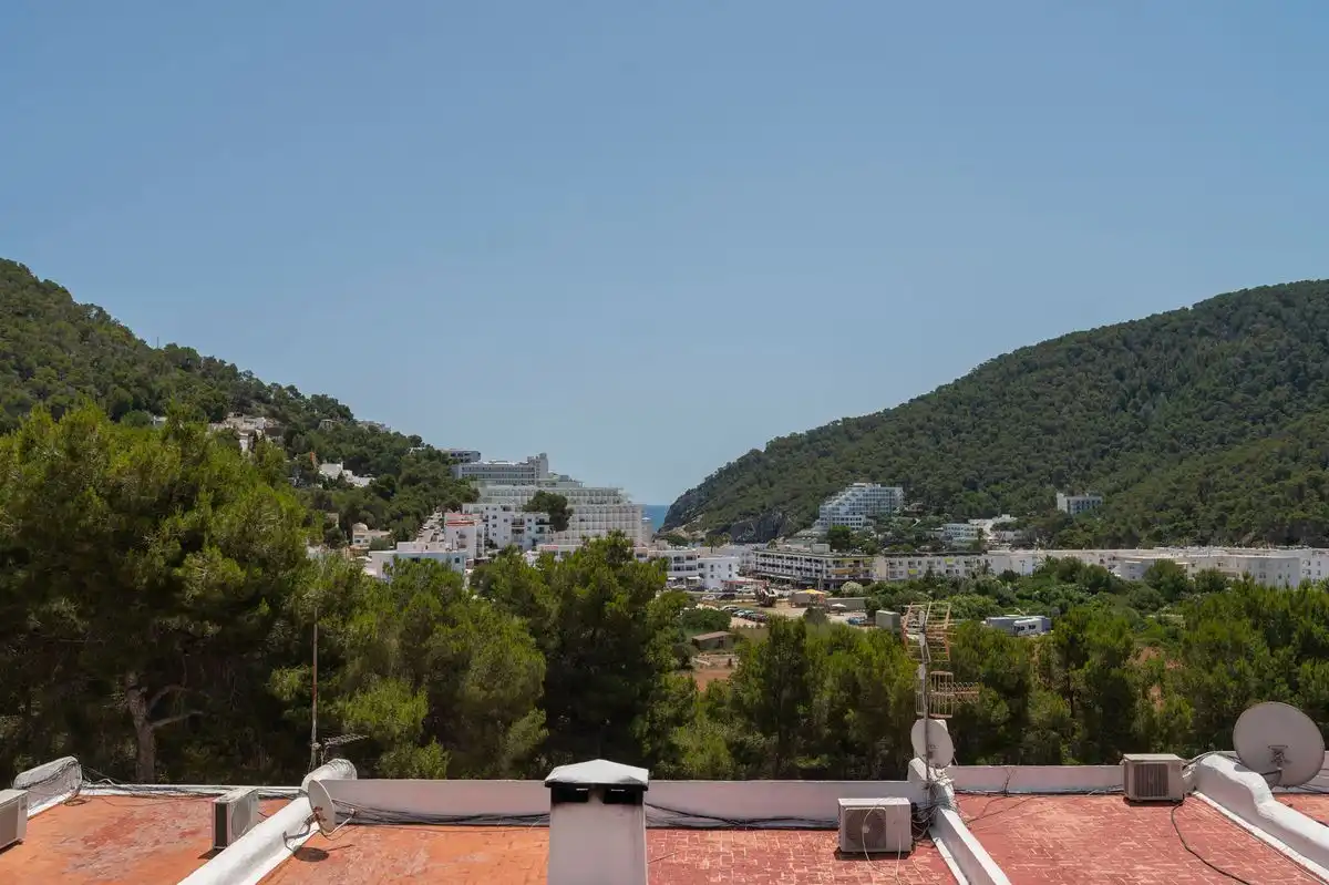 Exterior view of Flat for sale in Santa Eulària des Riu  with Air Conditioner, Heating and Private garden