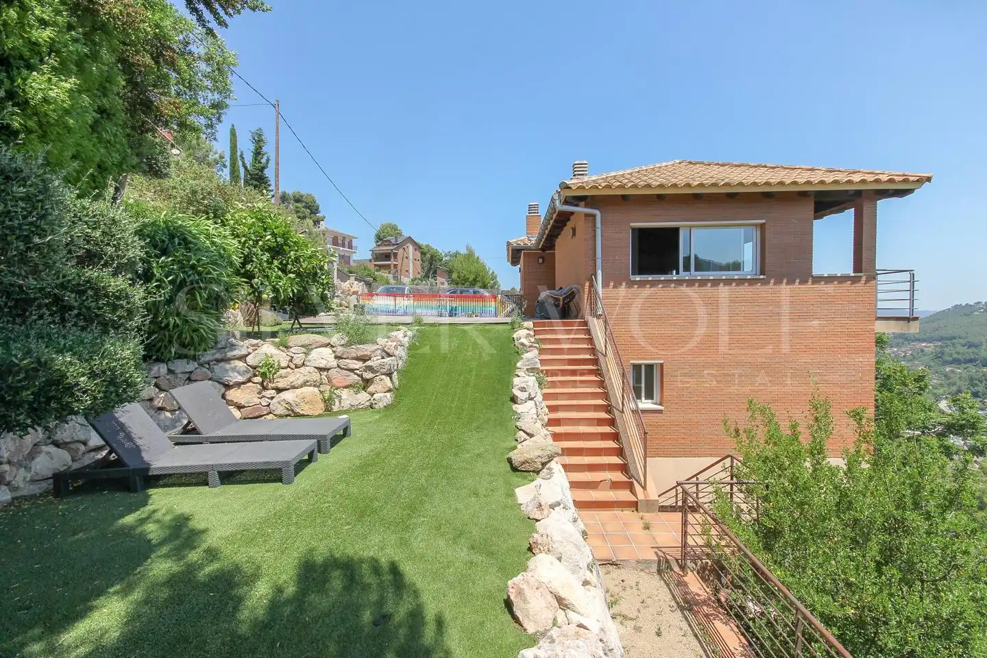 Terraza de Casa o chalet en venta en Vallirana con Aire acondicionado, Calefacción y Jardín privado