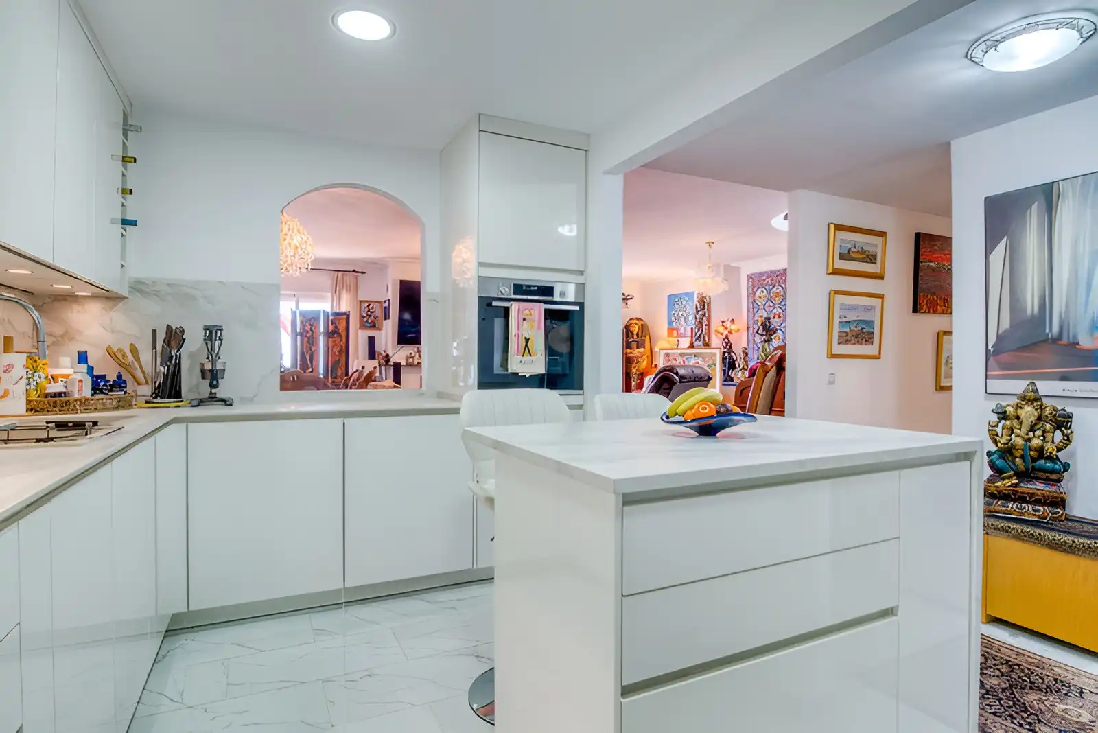 Kitchen of Attic for sale in Manilva  with Air Conditioner, Terrace and Swimming Pool