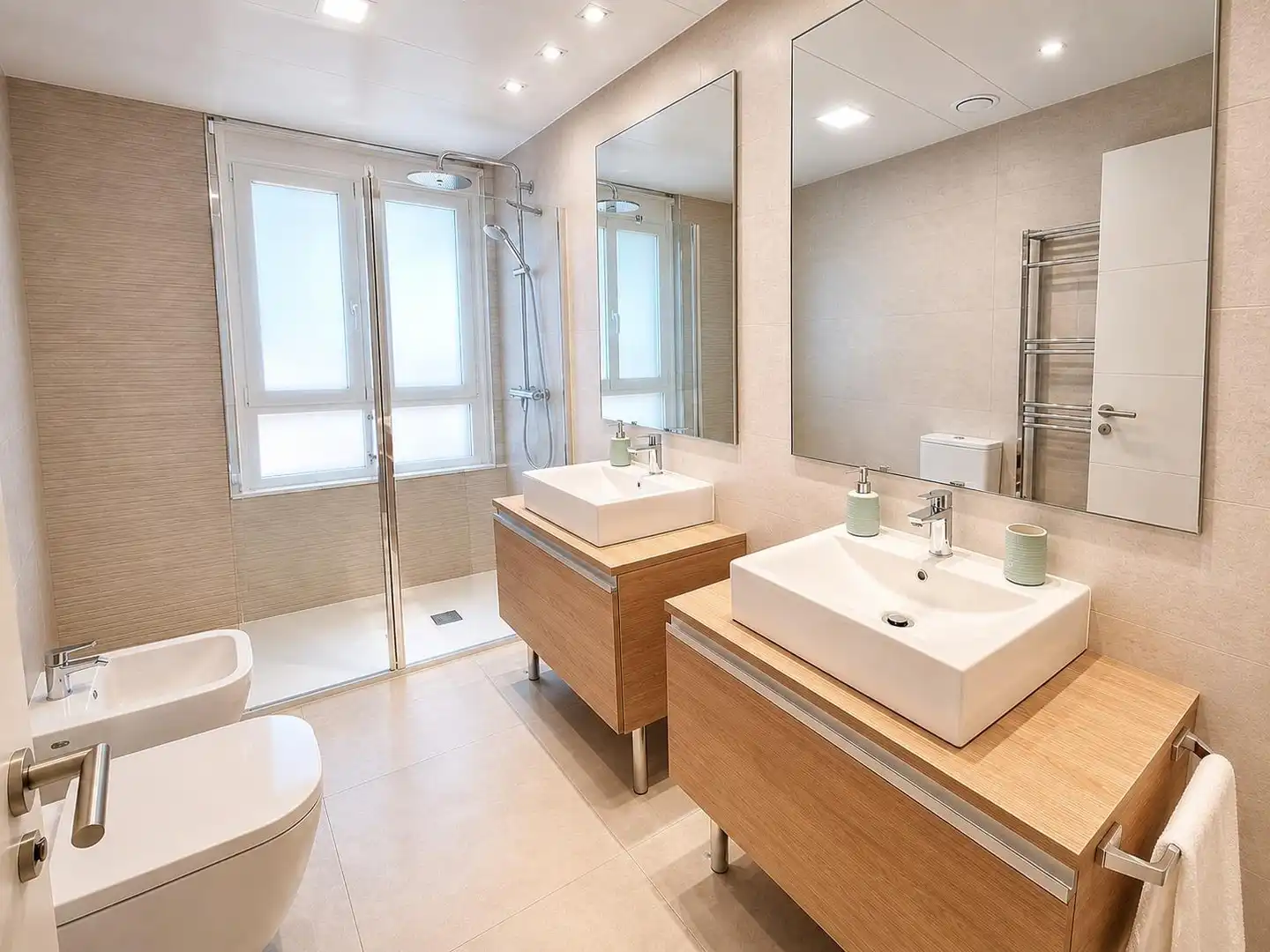 Baño de Apartamento en venta en Ayamonte con Aire acondicionado, Calefacción y Jardín privado