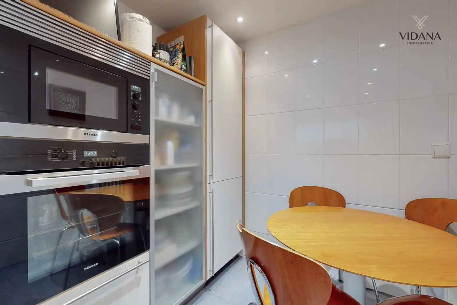 Cocina de Ático en venta en  Pamplona / Iruña con Calefacción, Jardín privado y Parquet