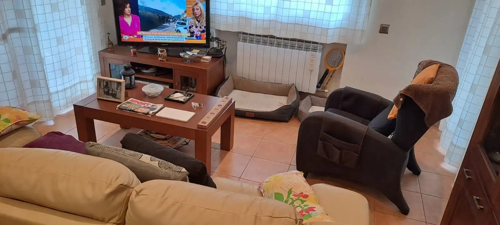 Sala de estar de Casa o chalet en venta en Vallirana con Aire acondicionado, Calefacción y Terraza