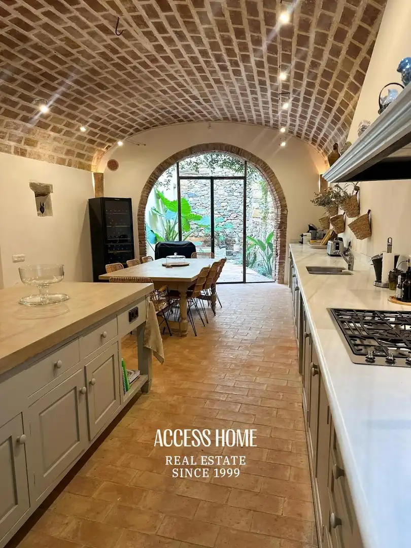 Cocina de Casa o chalet en venta en Cruïlles, Monells I Sant Sadurní de L'Heura con Calefacción, Jardín privado y Terraza