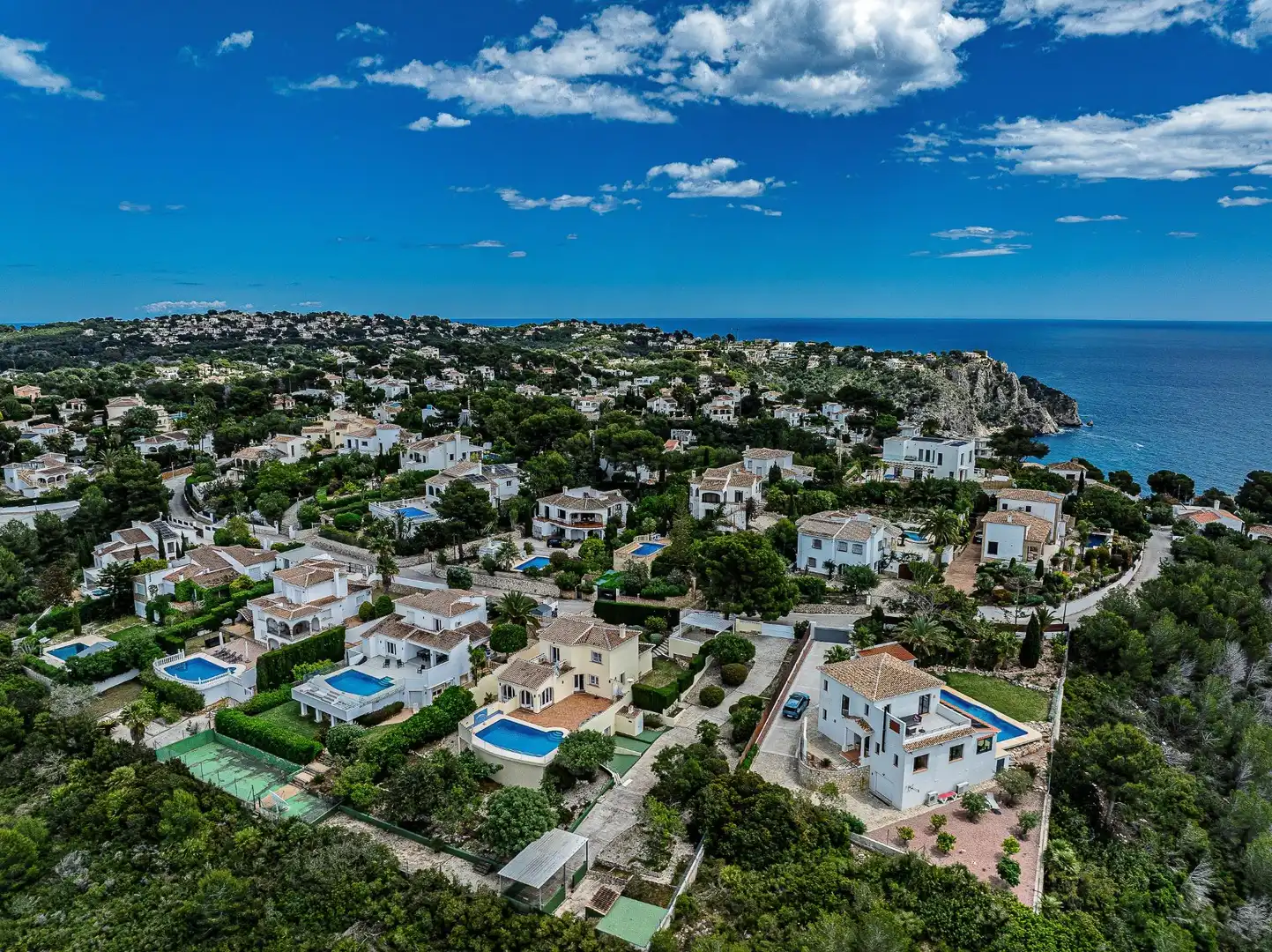Exterior view of Houses for sale in Jávea / Xàbia  with Air Conditioner, Heating and Private garden
