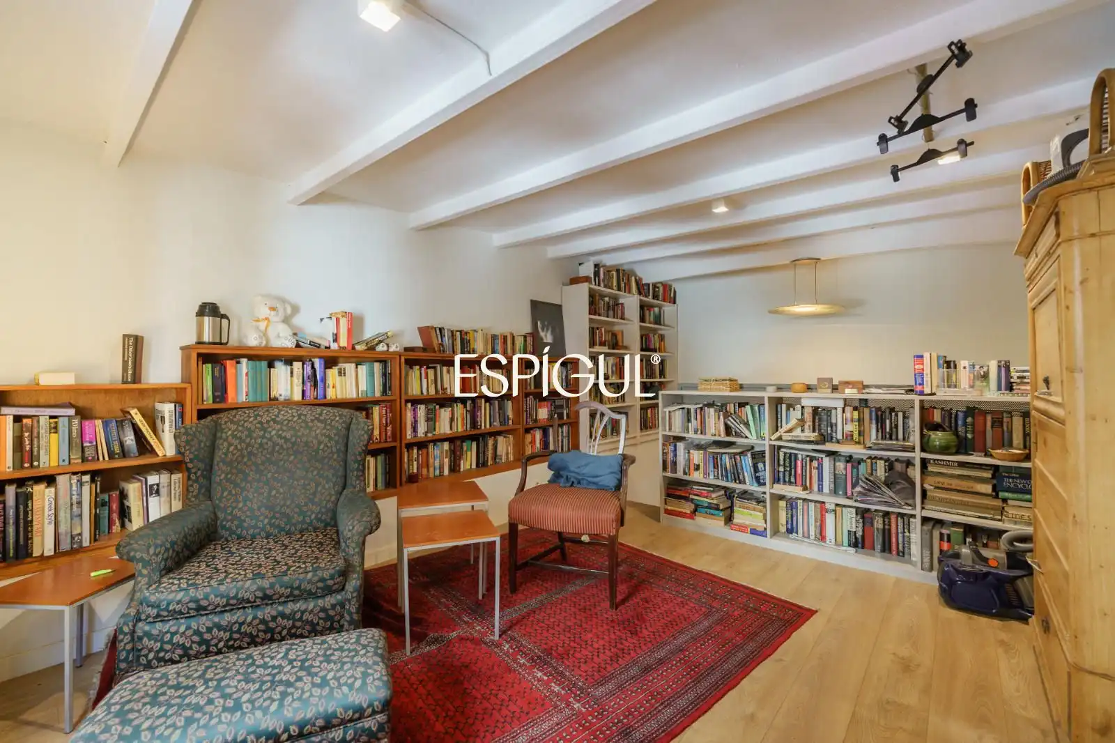 Sala d'estar de Dúplex en venda en Barcelona amb Calefacció, Parquet i Terrassa