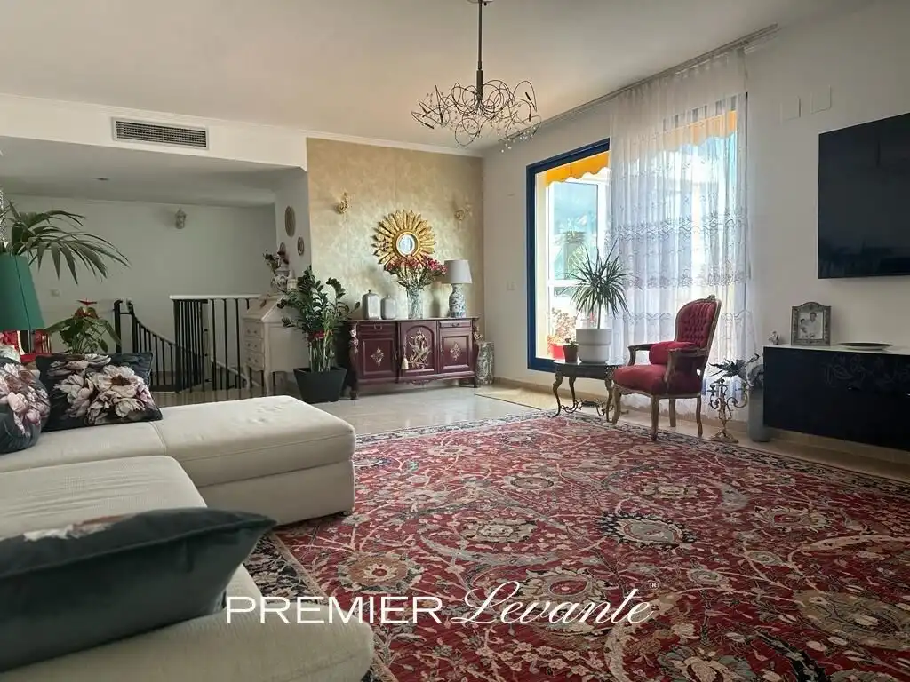 Living room of Attic for sale in Villajoyosa / La Vila Joiosa  with Air Conditioner, Heating and Terrace