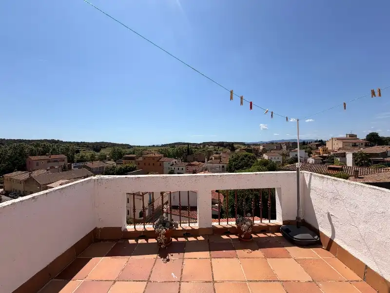 Terrace of Country homes for sale in Saus, Camallera i Llampaies  with Terrace and Balcony
