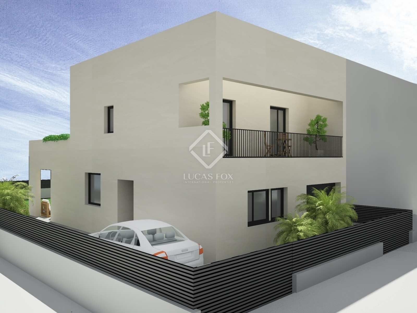 Exterior view of House or chalet for sale in Vilanova i la Geltrú  with Air Conditioner, Private garden and Terrace