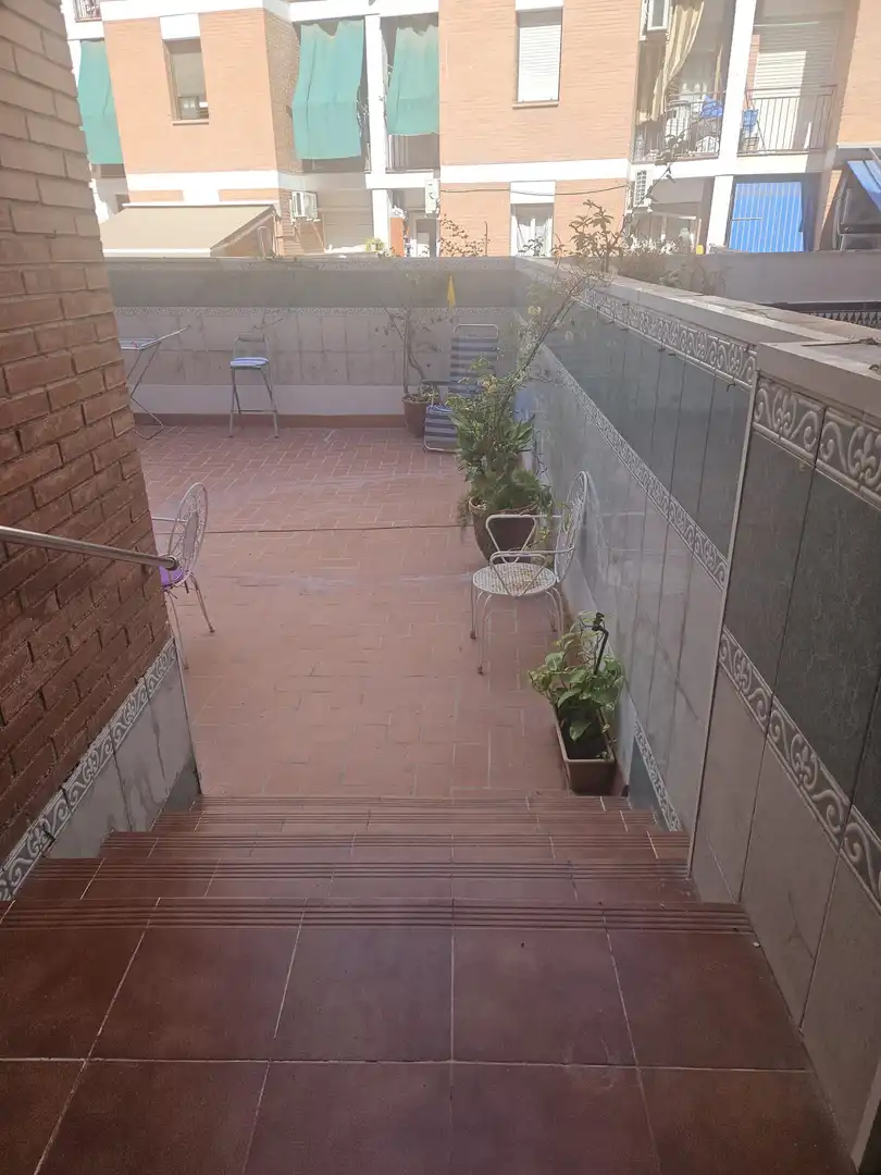 Terrace of Flat for sale in Badalona  with Heating, Terrace and Balcony