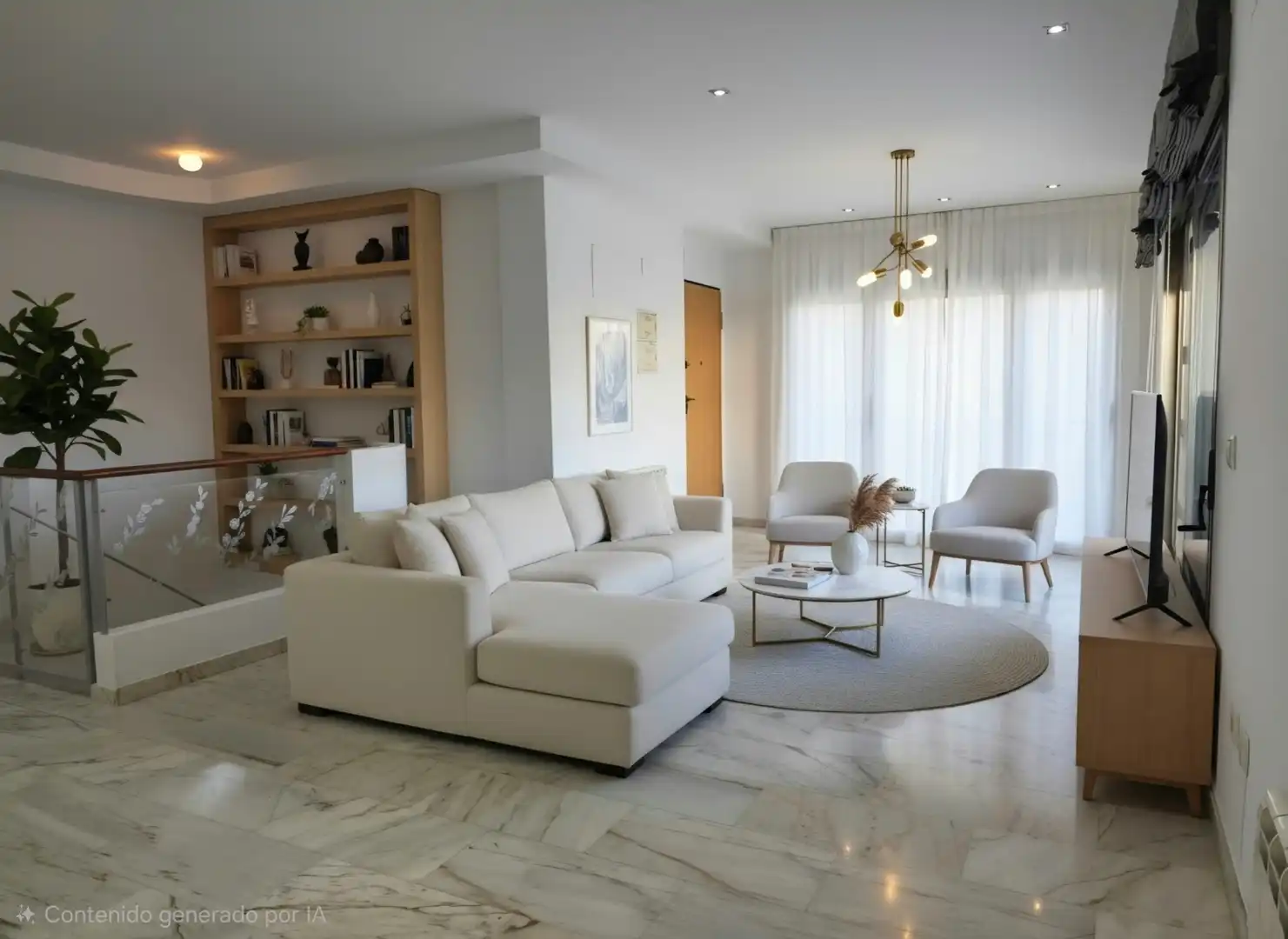 Sala d'estar de Àtic en venda en Llíria amb Aire condicionat, Calefacció i Terrassa