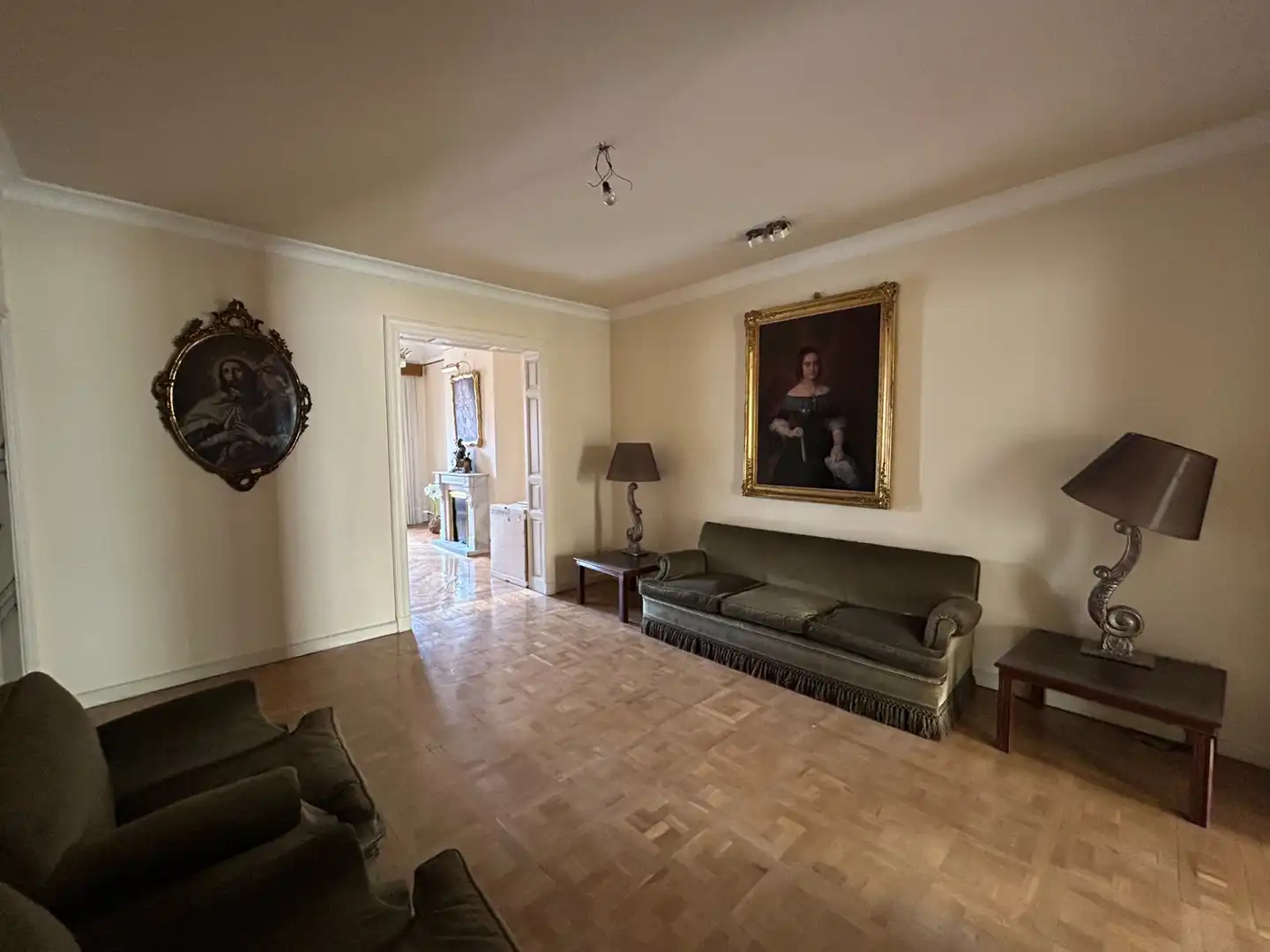 Sala de estar de Piso en venta en Madrid con Calefacción, Parquet y Trastero