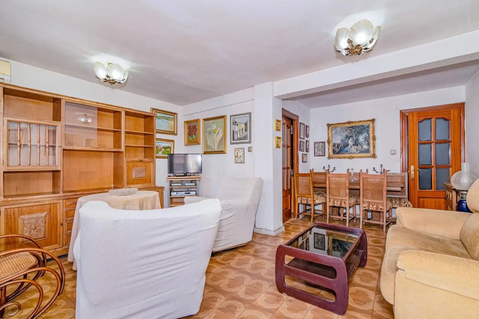 Sala d'estar de Pis en venda en Almería amb Aire condicionat, Calefacció i Terrassa