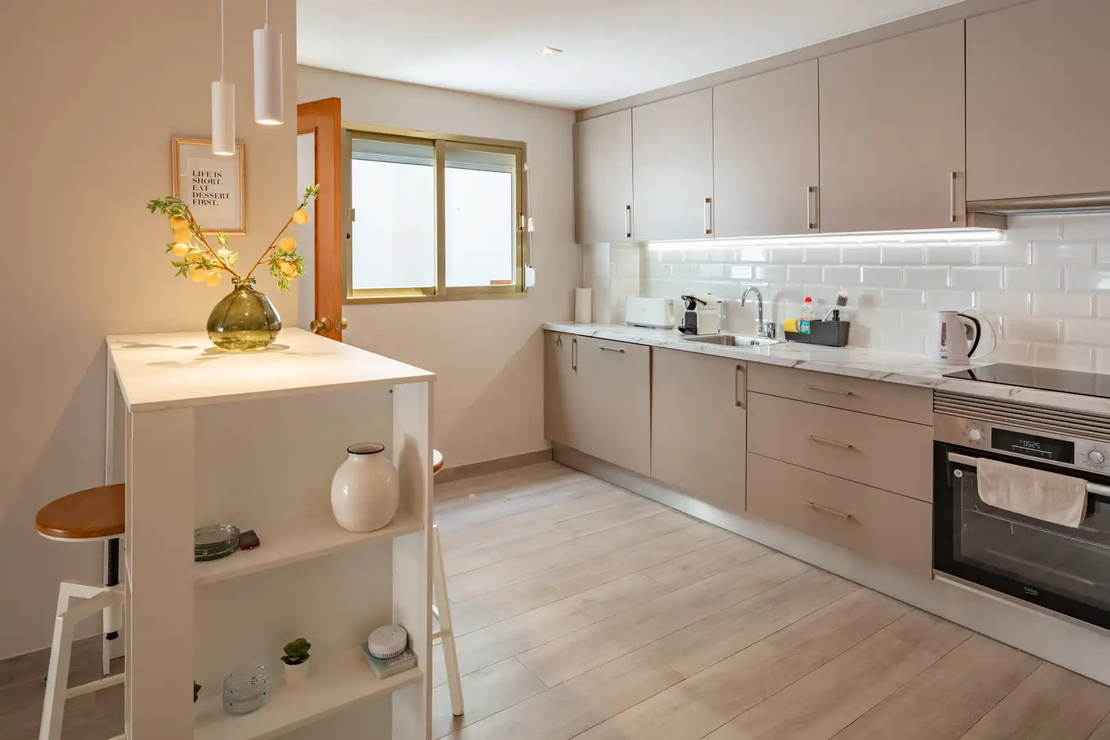 Cocina de Apartamento en venta en Jávea / Xàbia con Aire acondicionado y Balcón