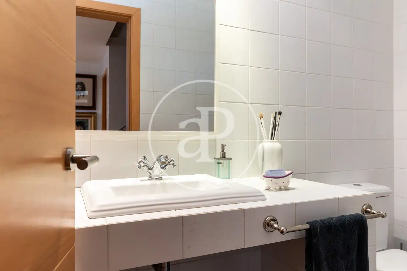 Bathroom of Houses for sale in Sant Cugat del Vallès  with Air Conditioner, Heating and Private garden