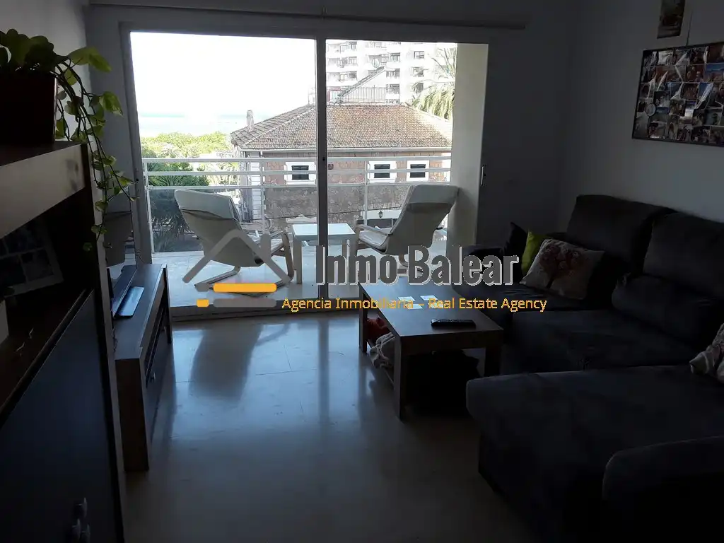 Sala d'estar de Pis de lloguer en  Palma de Mallorca amb Aire condicionat, Traster i Moblat