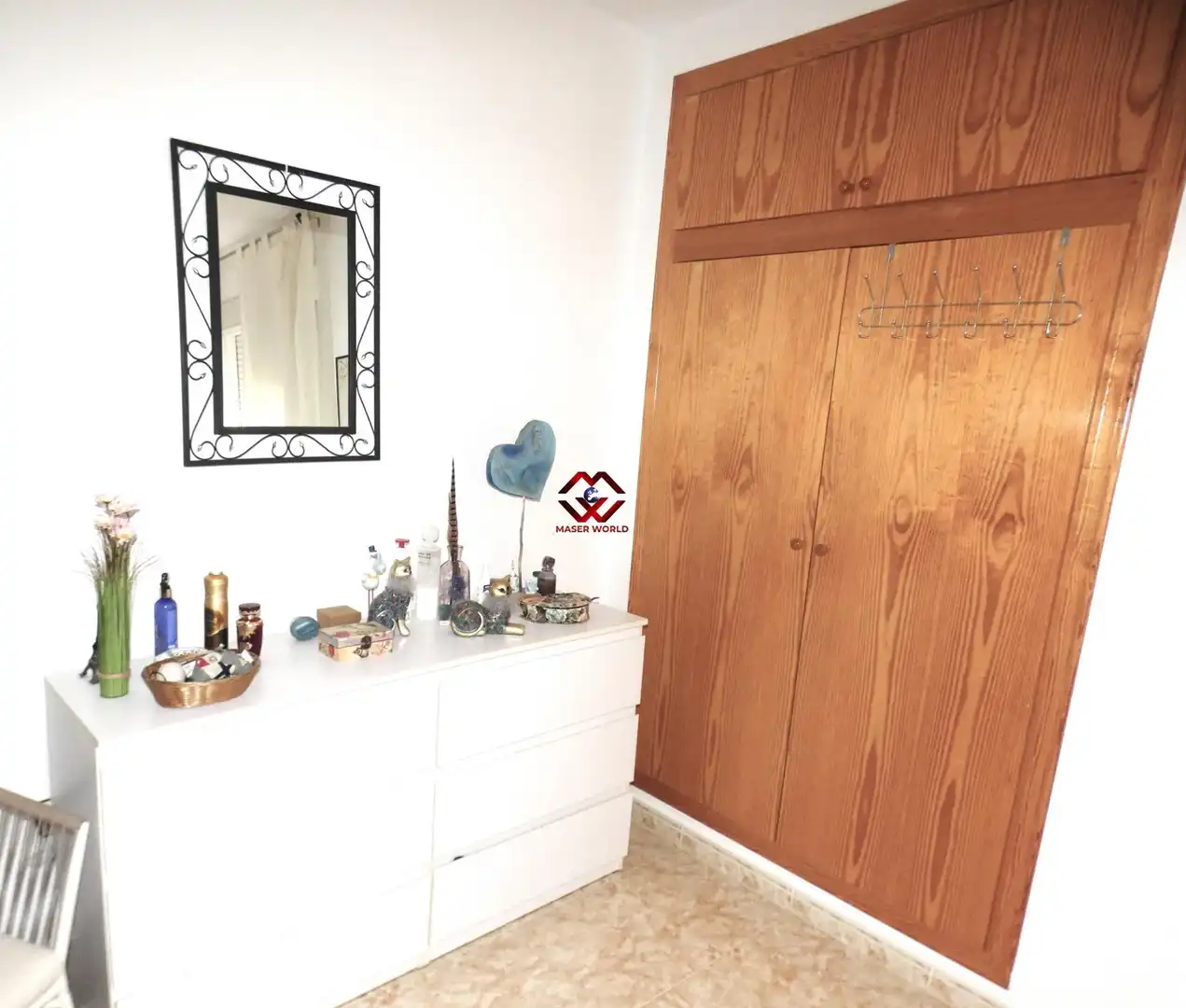 Schlafzimmer von Maisonette zum Verkauf in Mazarrón mit Klimaanlage, Terrasse und Möbliert