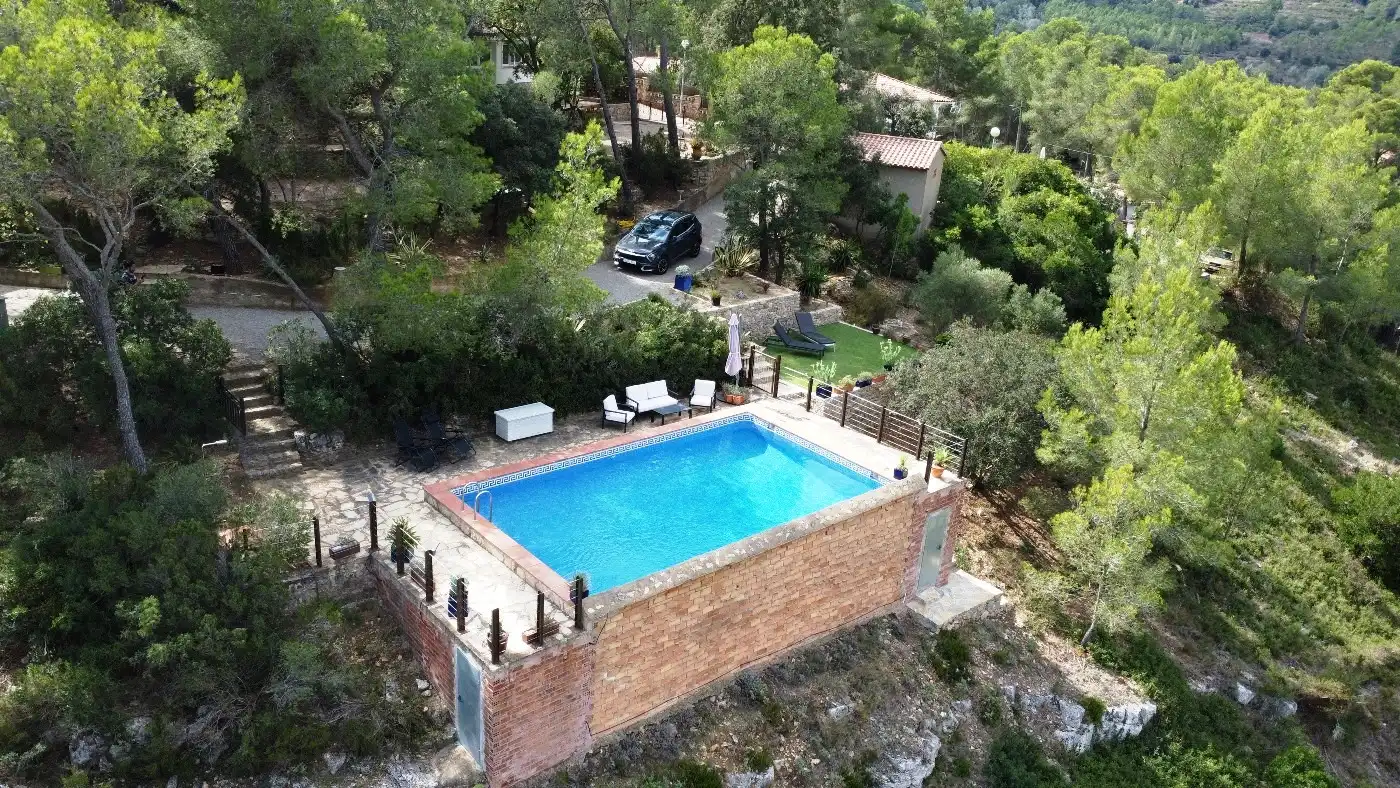 Swimming pool of Houses for sale in Pratdip  with Air Conditioner, Heating and Private garden