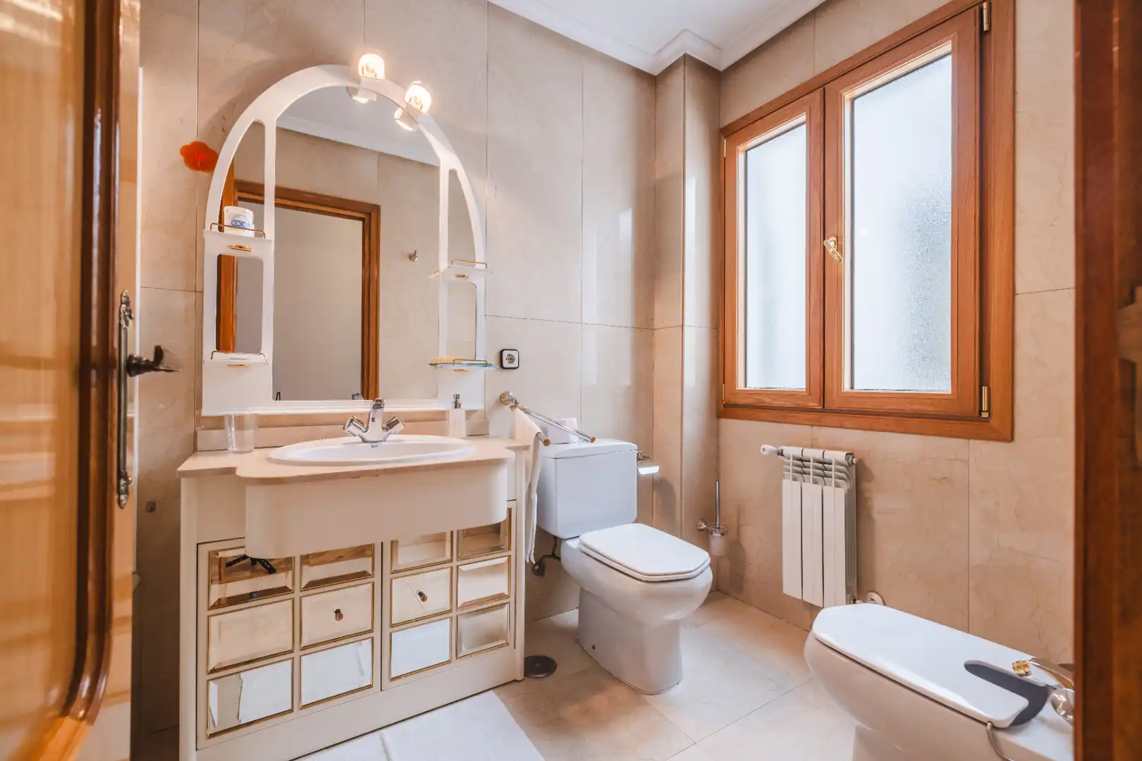 Baño de Casa o chalet en venta en Las Rozas de Madrid con Aire acondicionado, Calefacción y Jardín privado