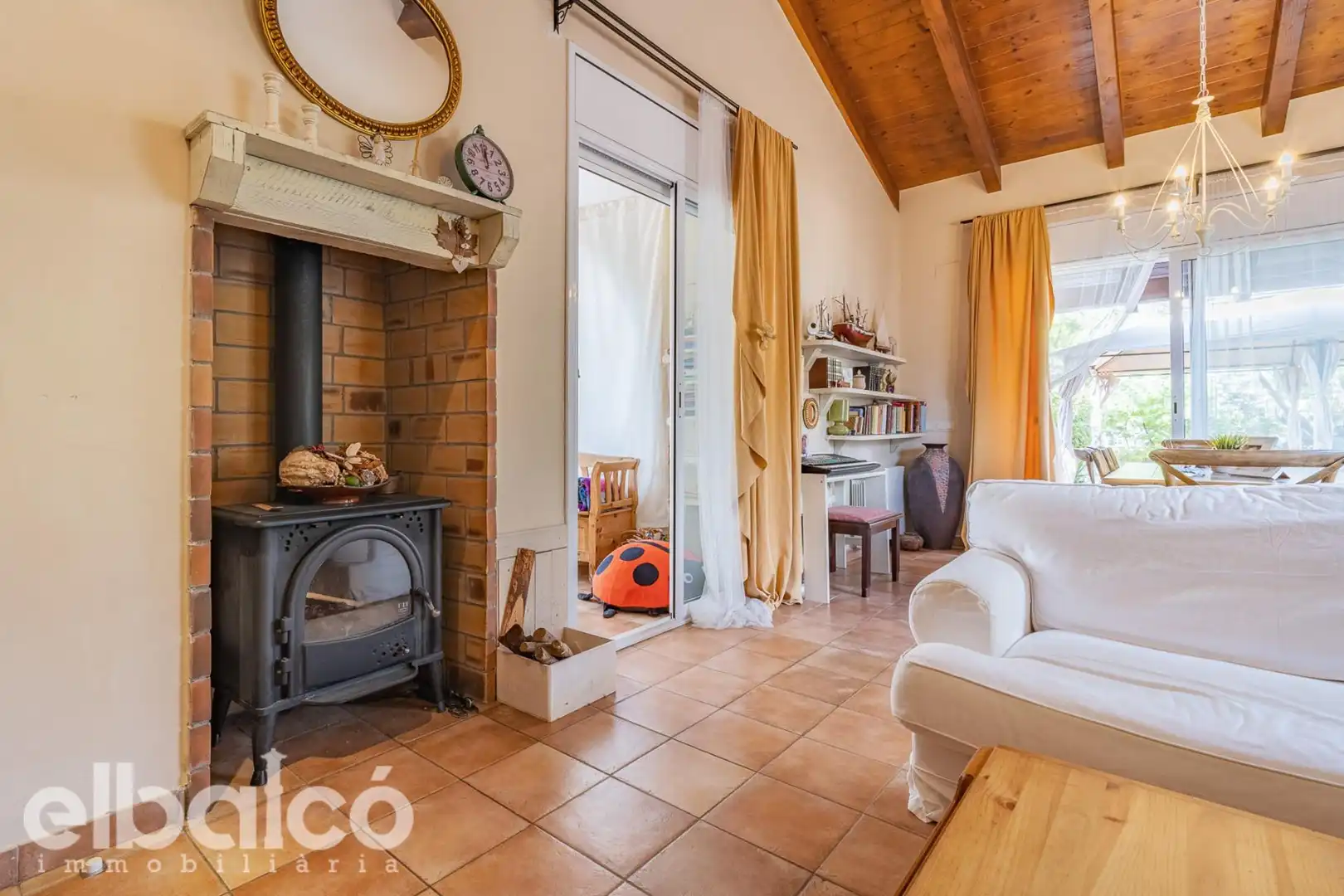 Wohnzimmer von Haus oder Chalet zum Verkauf in La Pobla de Montornès   mit Privatgarten, Terrasse und Abstellraum
