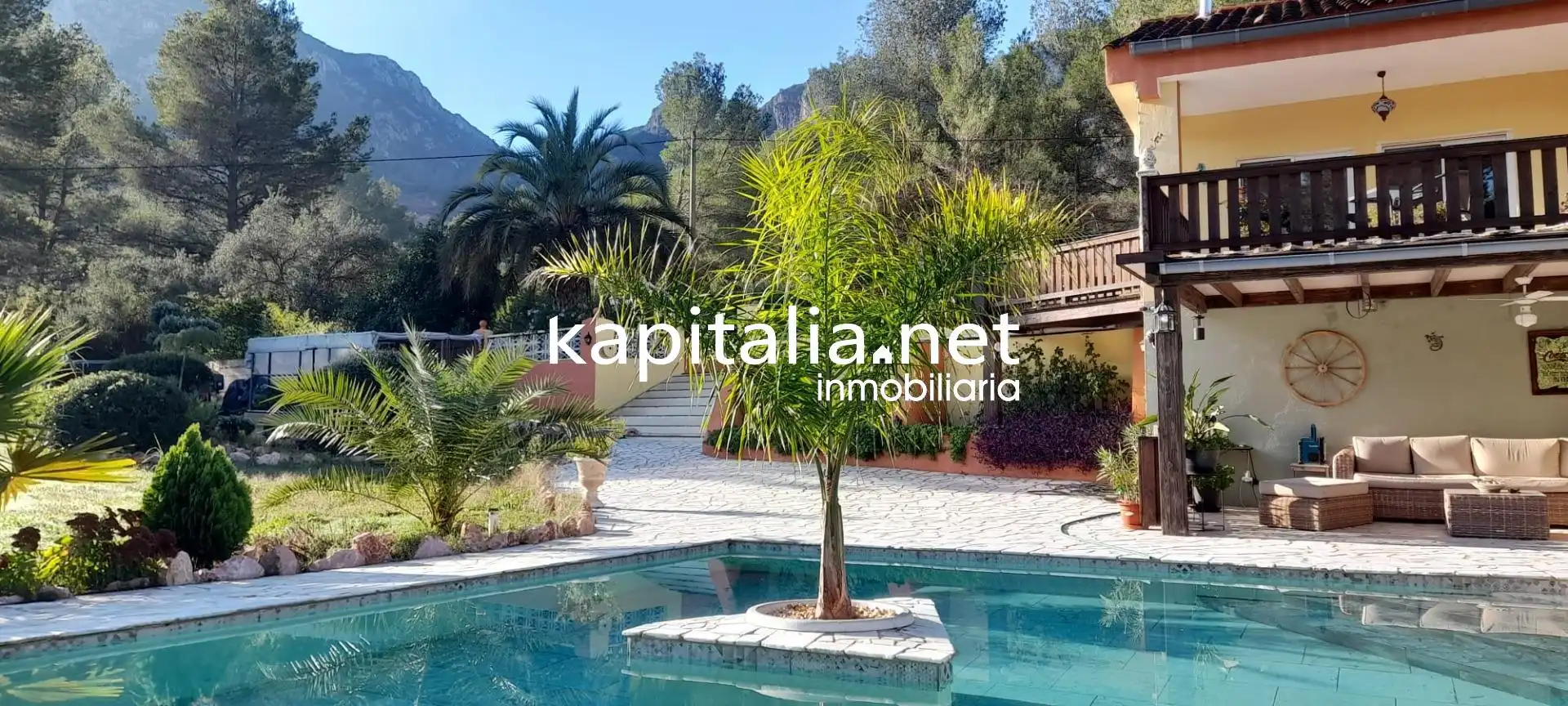 Garden of Houses for sale in Quatretonda  with Air Conditioner, Private garden and Terrace