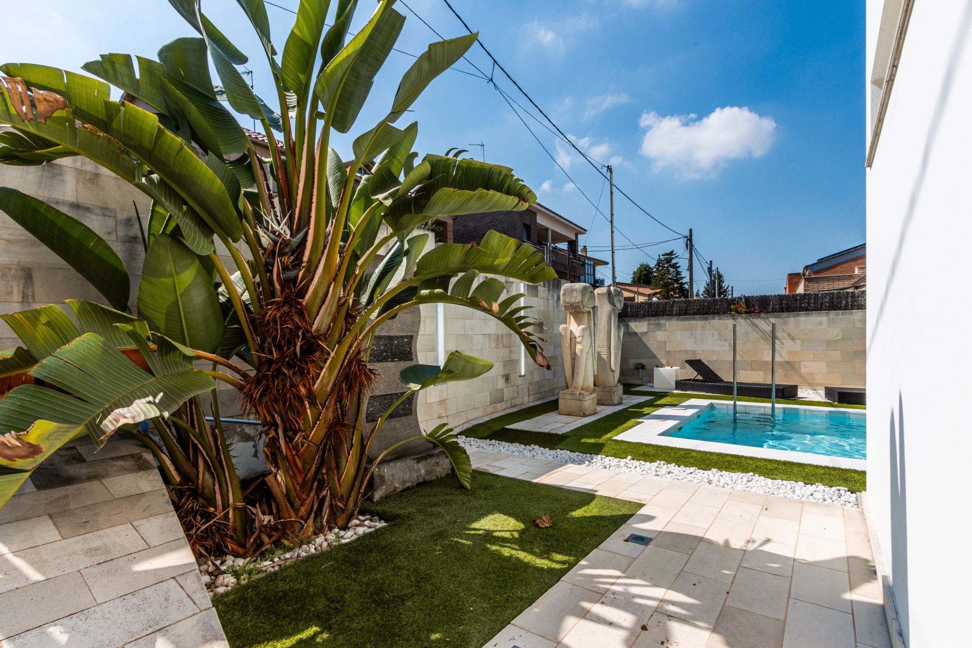 Piscina de Casa o xalet en venda en Terrassa amb Aire condicionat, Calefacció i Jardí privat