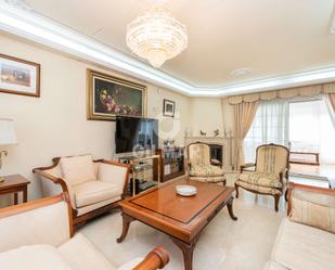 Sala d'estar de Casa o xalet en venda en  Madrid Capital amb Piscina
