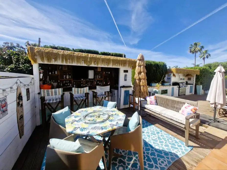 Terraza de Casa o chalet en venta en Mijas con Aire acondicionado, Jardín privado y Terraza