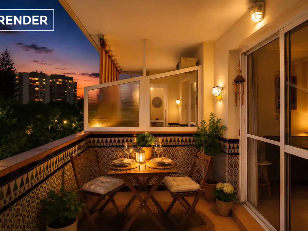 Balcony of Flat for sale in Fuengirola  with Air Conditioner, Terrace and Swimming Pool