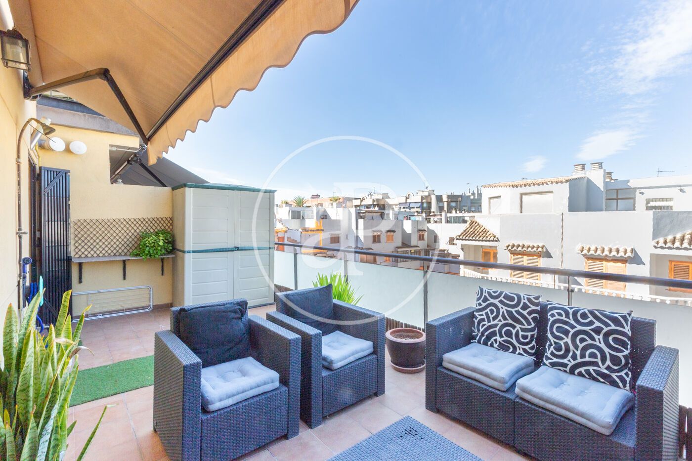 Terraza de Dúplex de alquiler en Catarroja con Aire acondicionado, Calefacción y Terraza