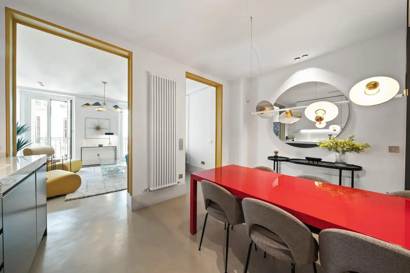 Esszimmer von Wohnung zur Miete in Madrid mit Klimaanlage, Heizung und Möbliert