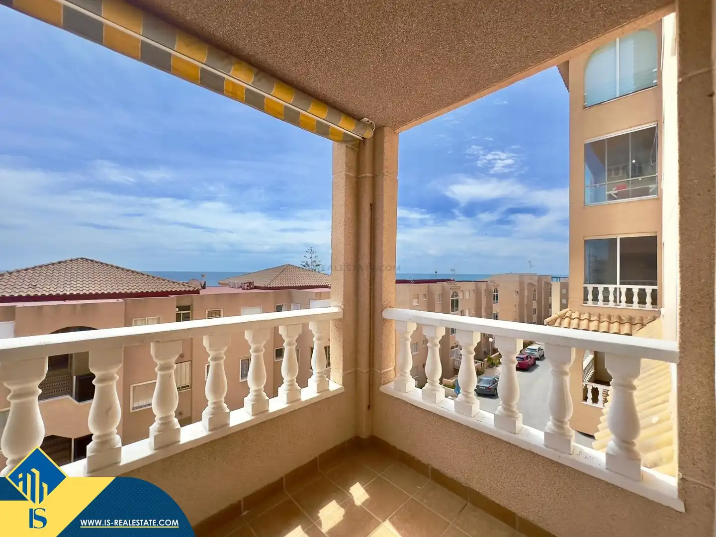 Balcony of Flat for sale in Torrevieja  with Terrace, Furnished and Community pool