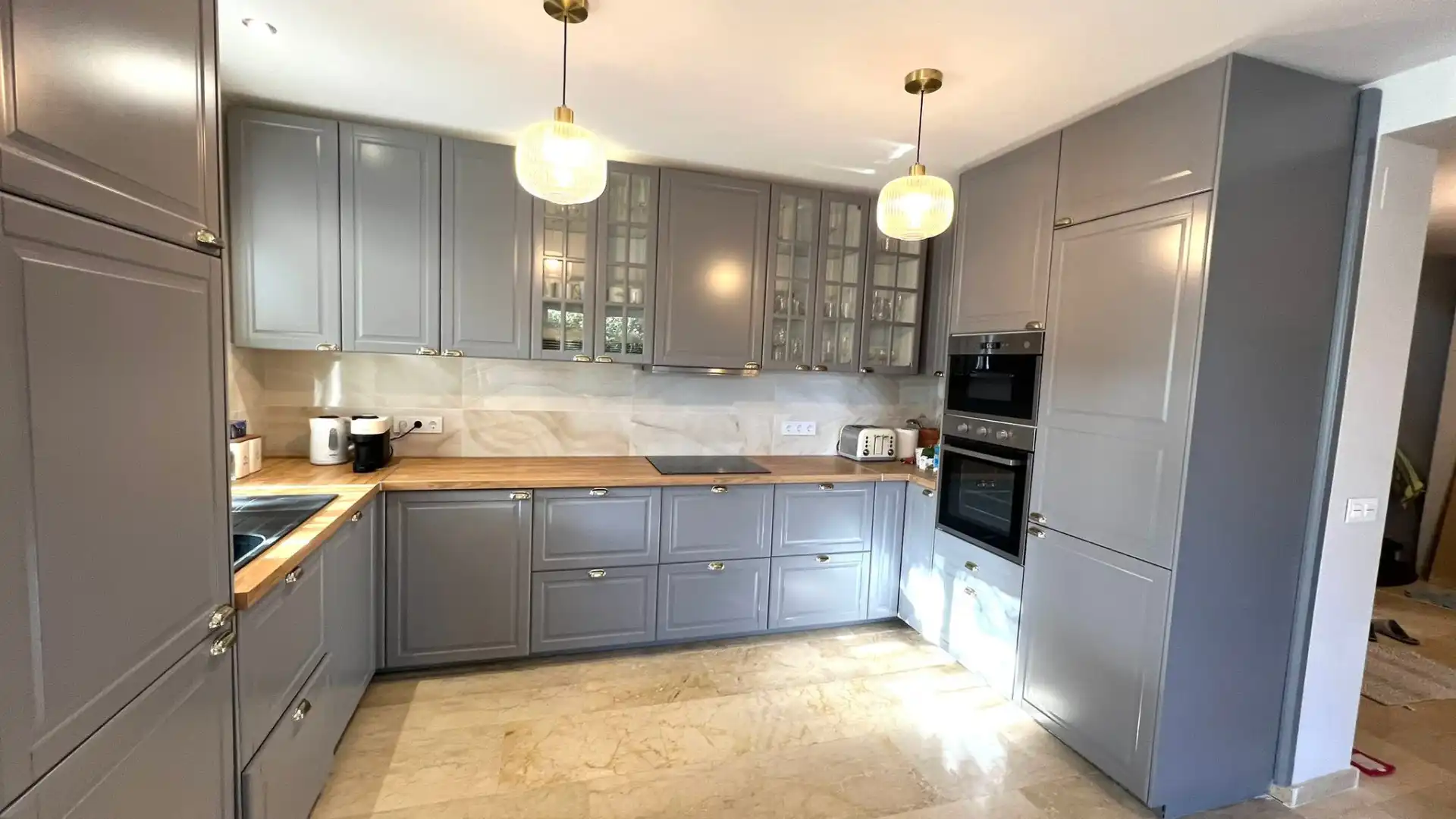 Cocina de Casa o chalet de alquiler en Marbella con Aire acondicionado, Calefacción y Jardín privado