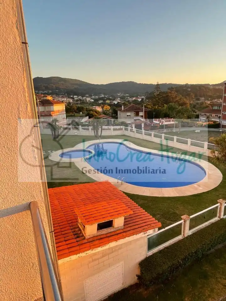 Piscina de Piso de alquiler en Baiona con Terraza y Amueblado