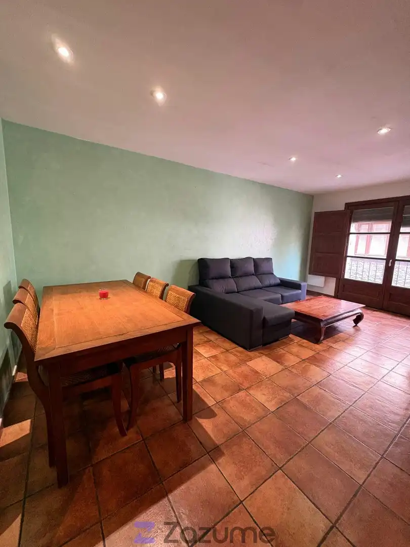 Living room of Flat for rent in Sant Llorenç de la Muga  with Heating, Terrace and Furnished