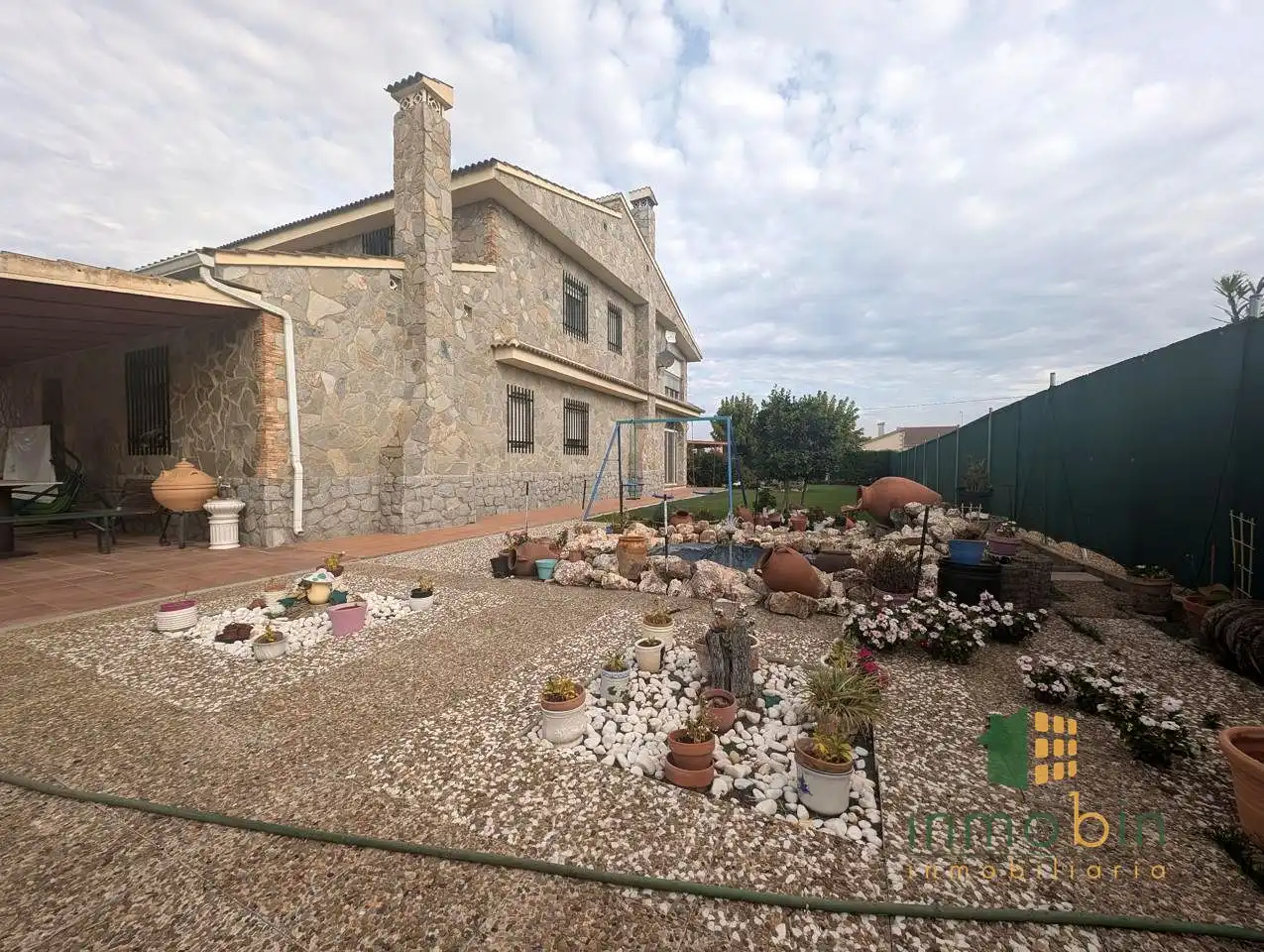 Jardín de Finca rústica en venta en Don Benito con Jardín privado y Piscina