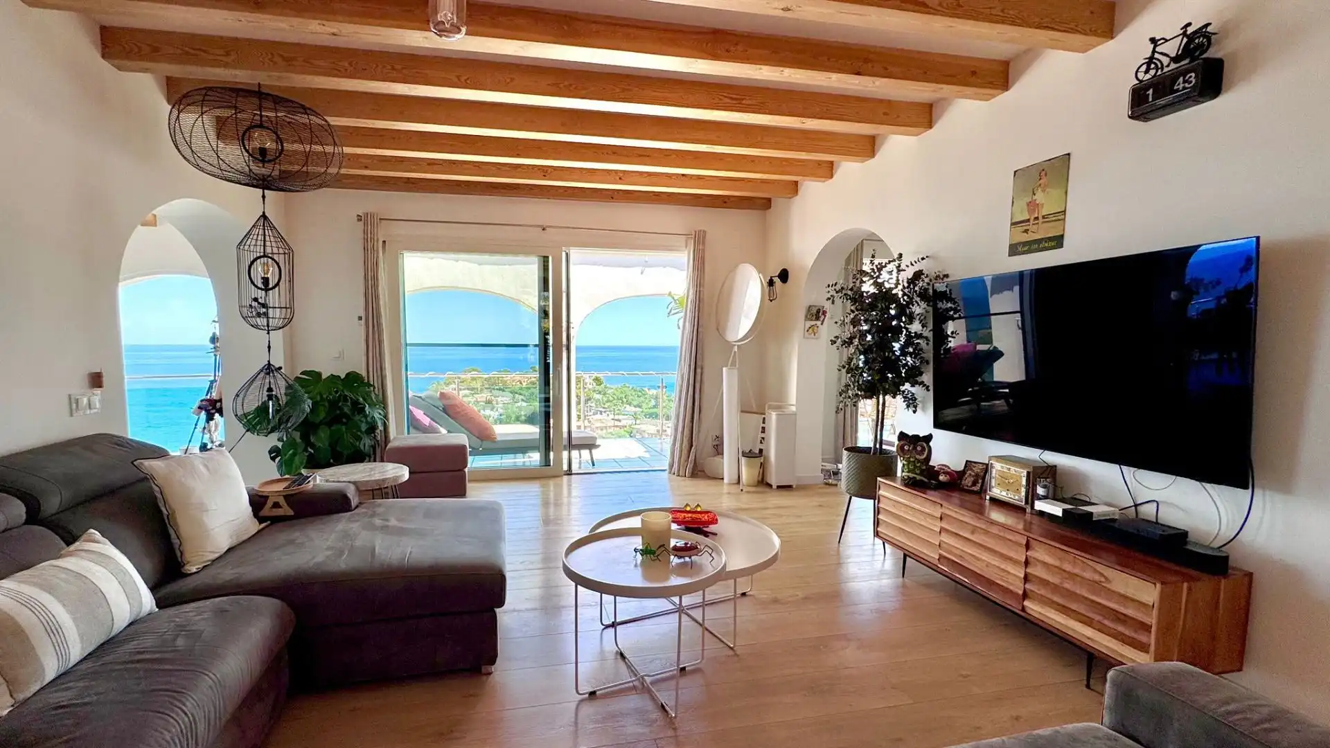 Living room of Houses for sale in Jávea / Xàbia  with Air Conditioner, Heating and Private garden