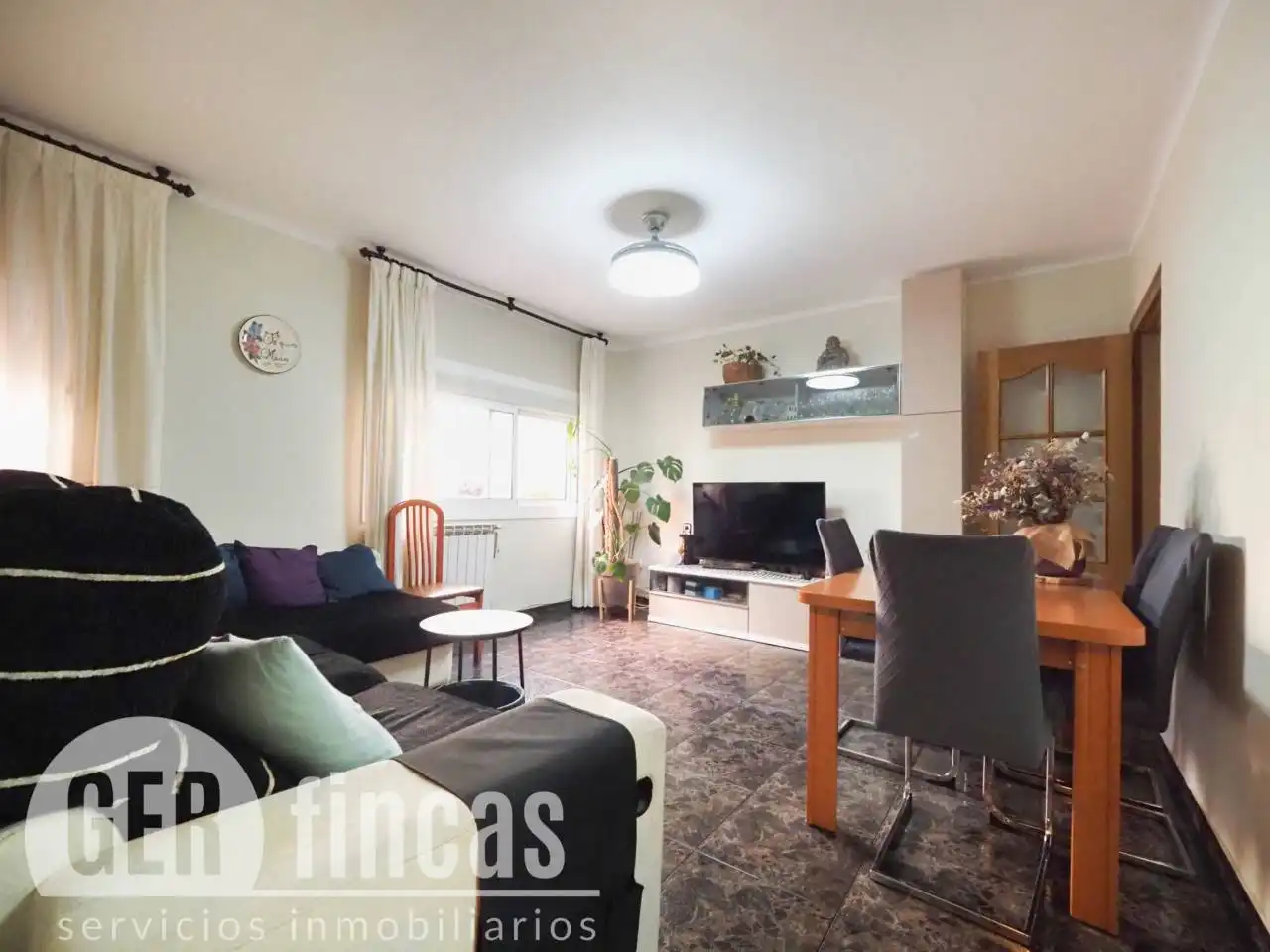 Wohnzimmer von Wohnung zum Verkauf in Terrassa mit Heizung und Alarm