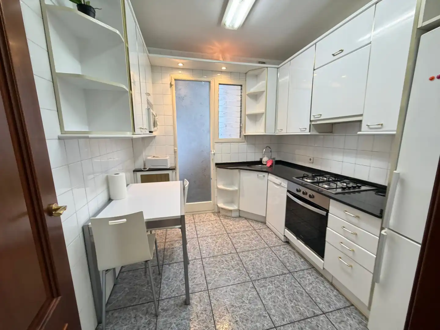 Kitchen of Flat for rent in Lleida  with Air Conditioner, Heating and Parquet flooring