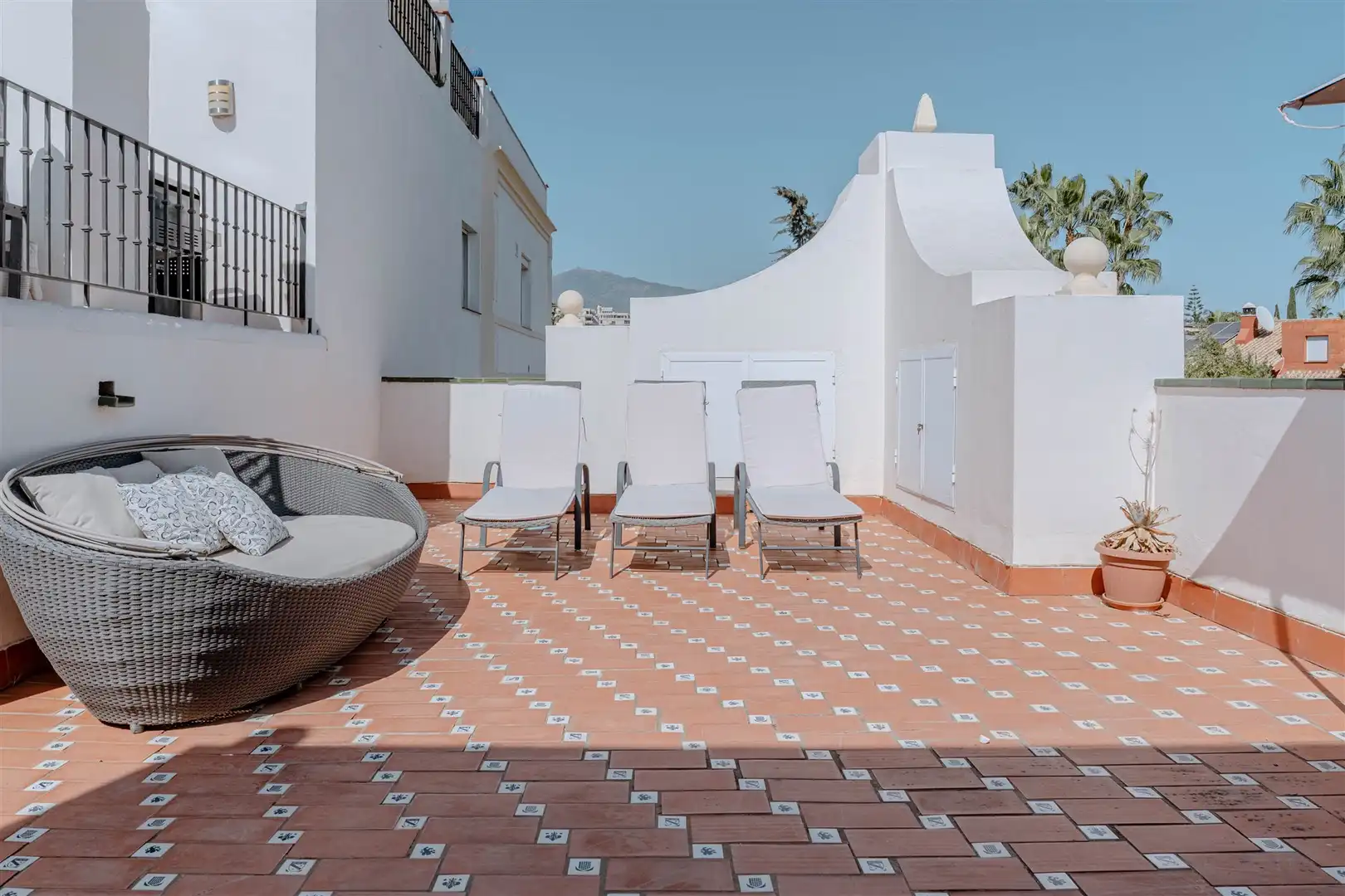 Terrassa de Apartament en venda en Estepona