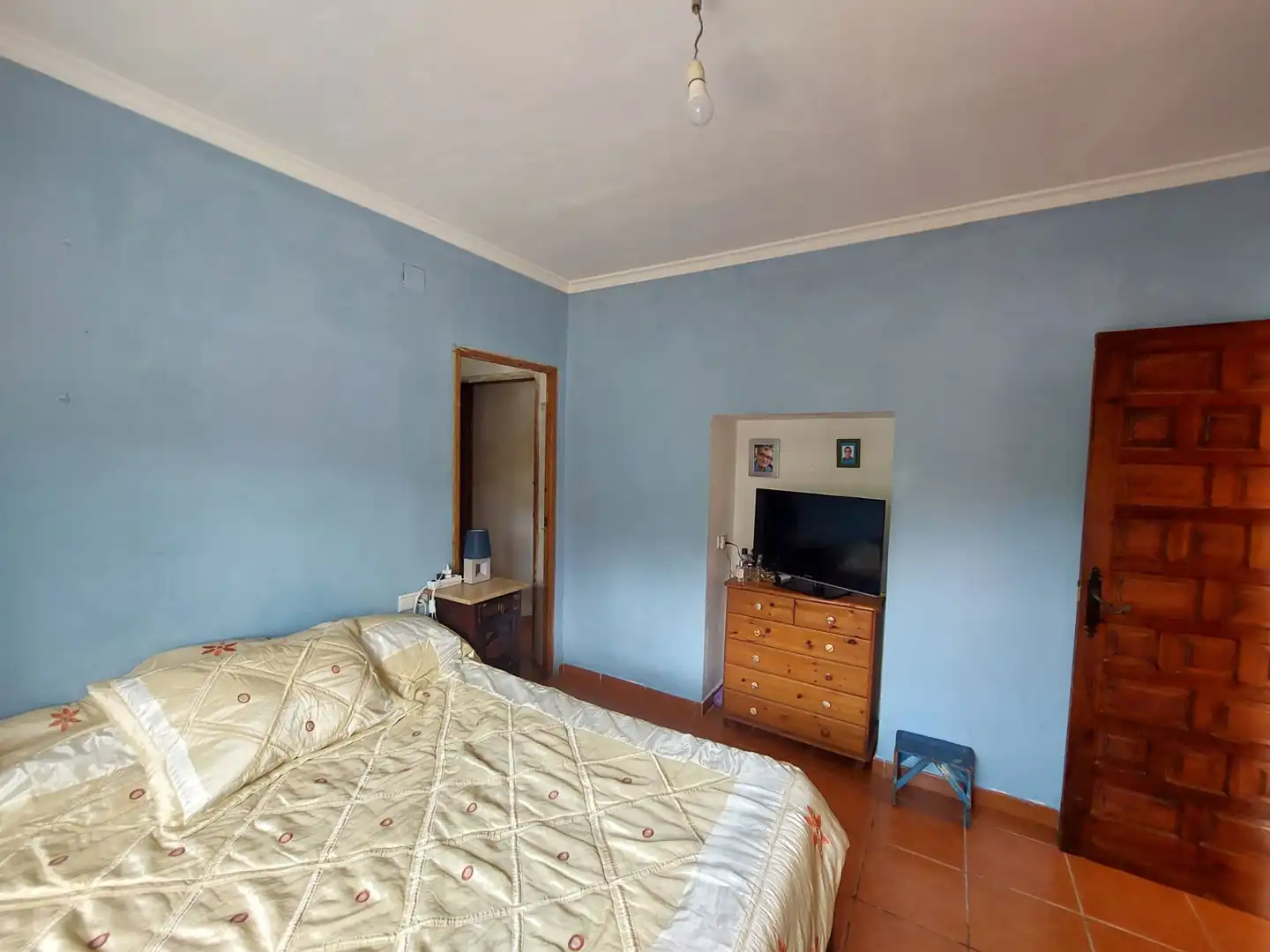 Schlafzimmer von Einfamilien-Reihenhaus zum Verkauf in Dénia mit Privatgarten und Möbliert