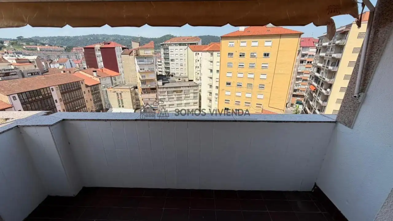 Balcony of Flat for sale in Ourense Capital   with Heating, Parquet flooring and Balcony
