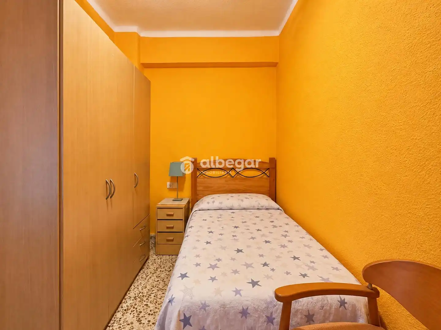 Schlafzimmer von Wohnung zum Verkauf in Valencia mit Klimaanlage, Terrasse und Möbliert
