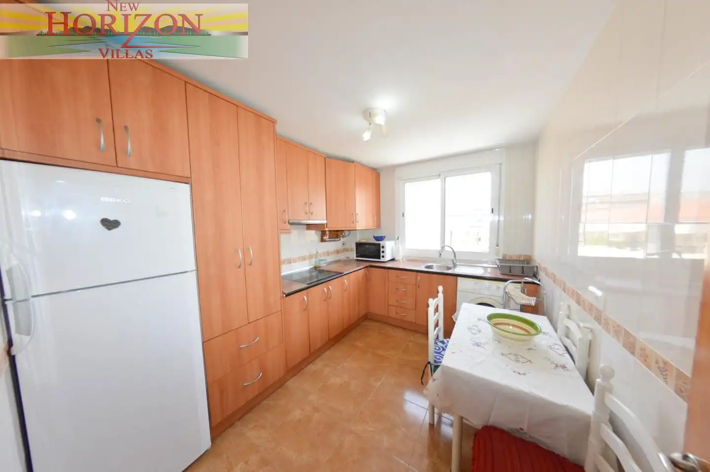 Kitchen of Flat for sale in Albox  with Air Conditioner, Terrace and Furnished