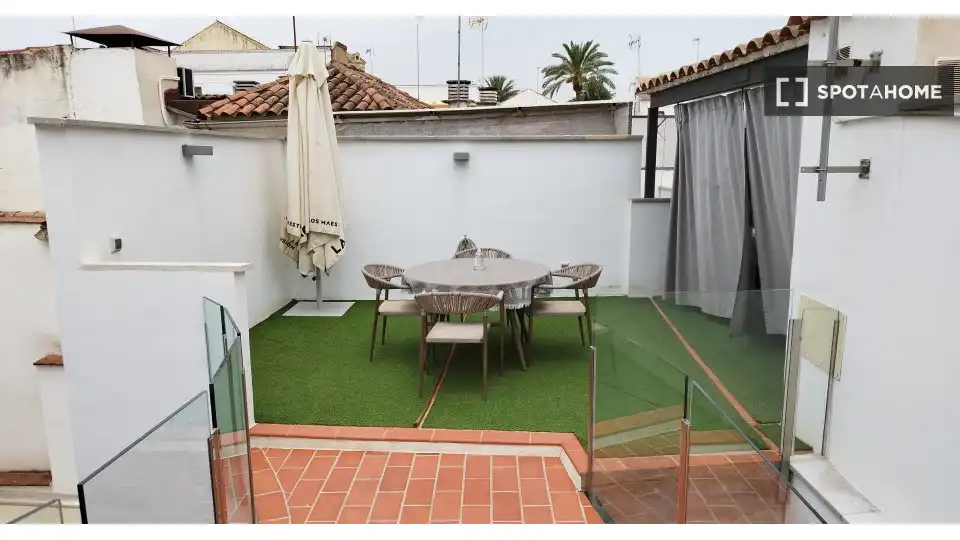 Terrassa de Apartament per a compartir en Córdoba amb Aire condicionat, Calefacció i Terrassa