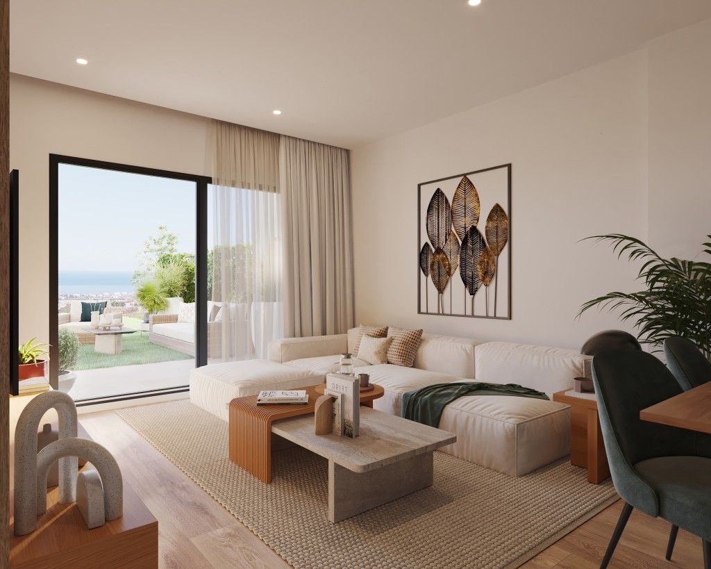 Sala de estar de Apartamento en venta en Torrox con Terraza y Piscina comunitaria