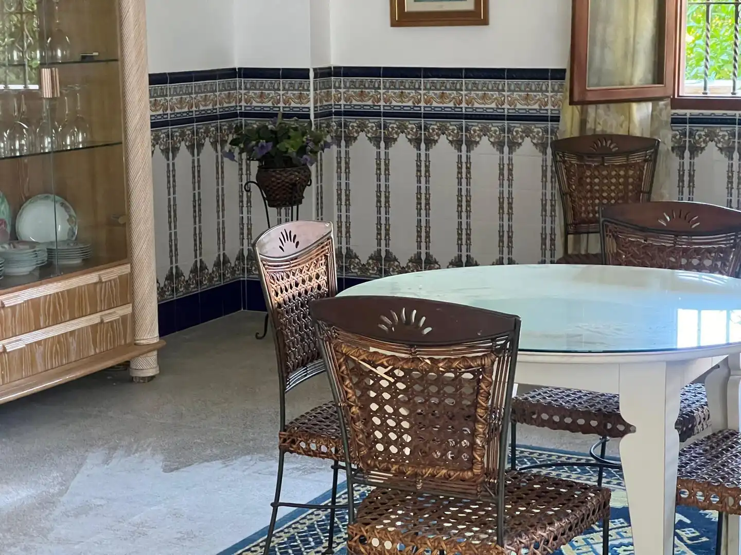 Terraza de Casa o chalet en venta en Agres con Jardín privado, Piscina y Amueblado