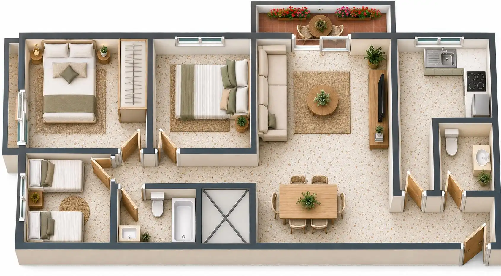 Bedroom of Flat for sale in La Laguna