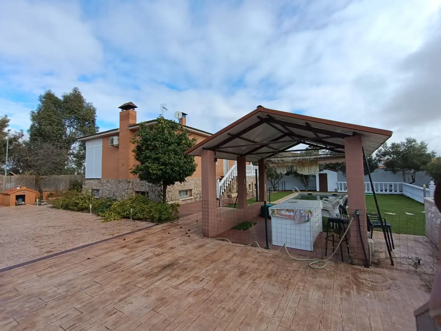 Jardín de Casa o chalet en venta en Las Ventas de Retamosa con Aire acondicionado, Calefacción y Jardín privado